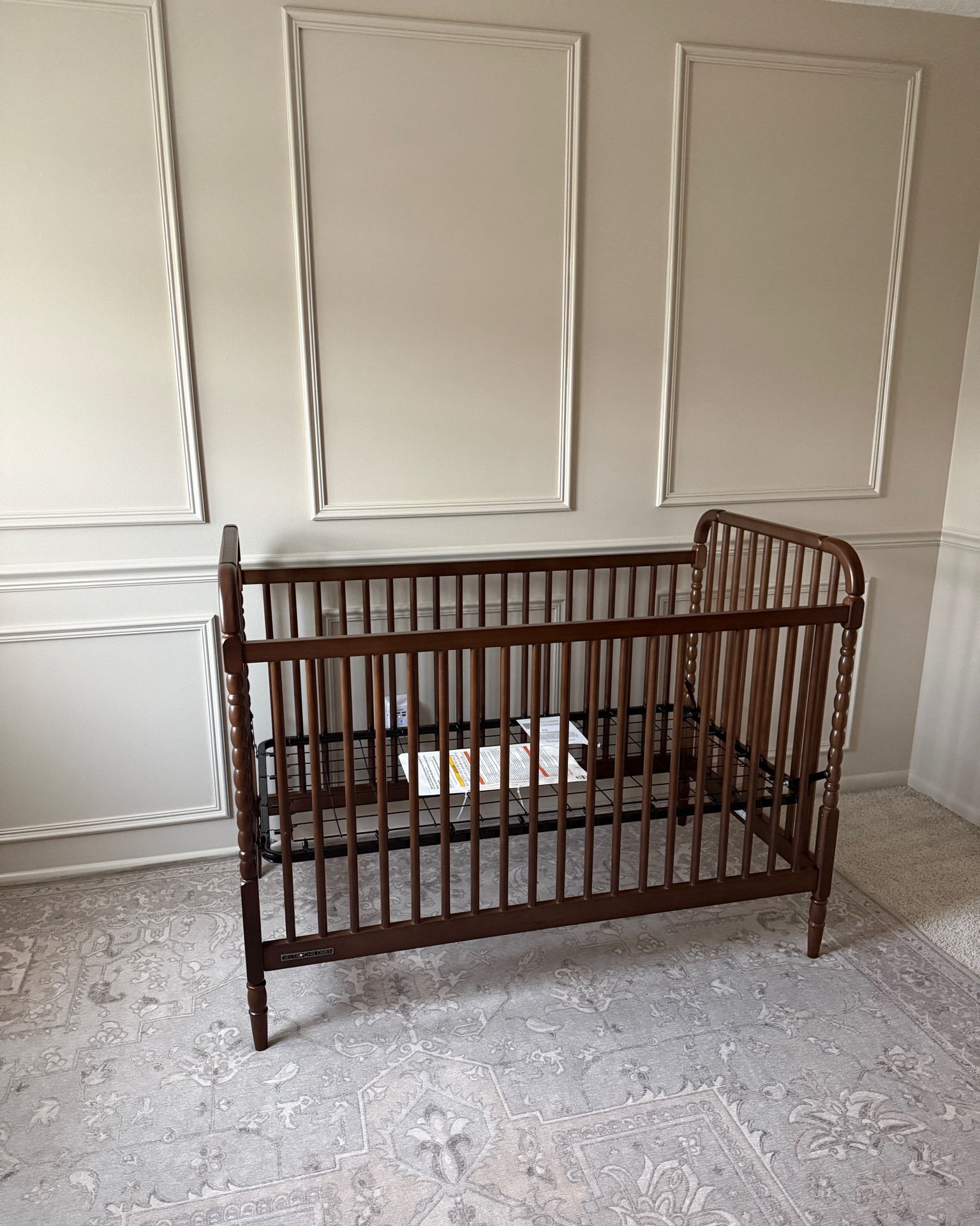 dark wood crib for our baby boys nursery 🤎🧸 under $300 from target! #mom #baby #nursery #affordablecrib #crib

#LTKmomlife #LTKBaby #LTKBump