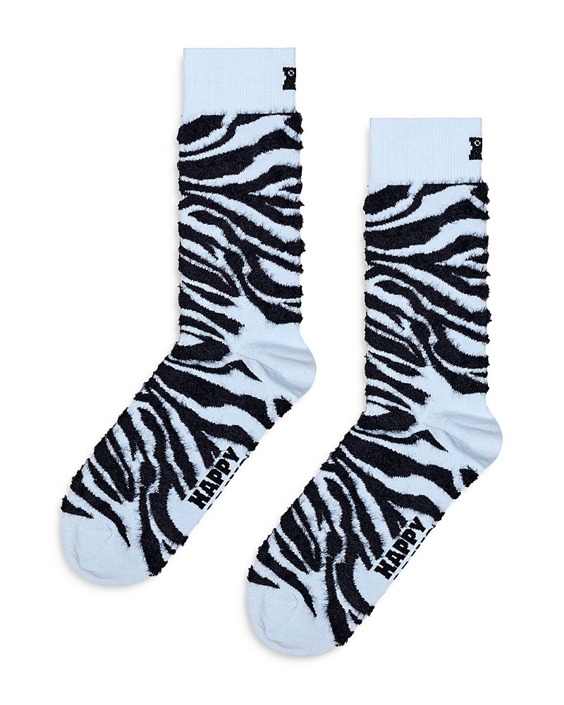 Happy Socks Fluffy Zebra Socks | Bloomingdale's (US)