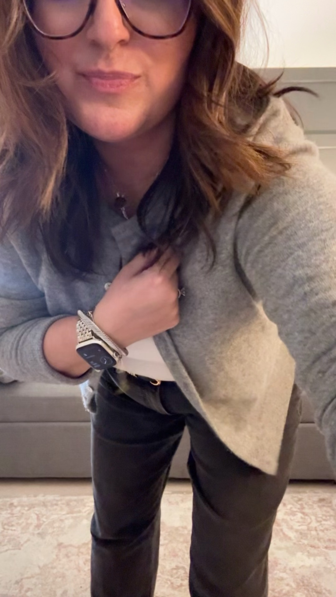 Code LESLIXSPANX gets you 15% off + free shipping for first time customers. ❤️
Wearing an XL in everything. 
Quince cardi
Madewell belt 
Spanx jeans
Sam Edelman boots


#LTKSeasonal #LTKOver40 #LTKMidsize