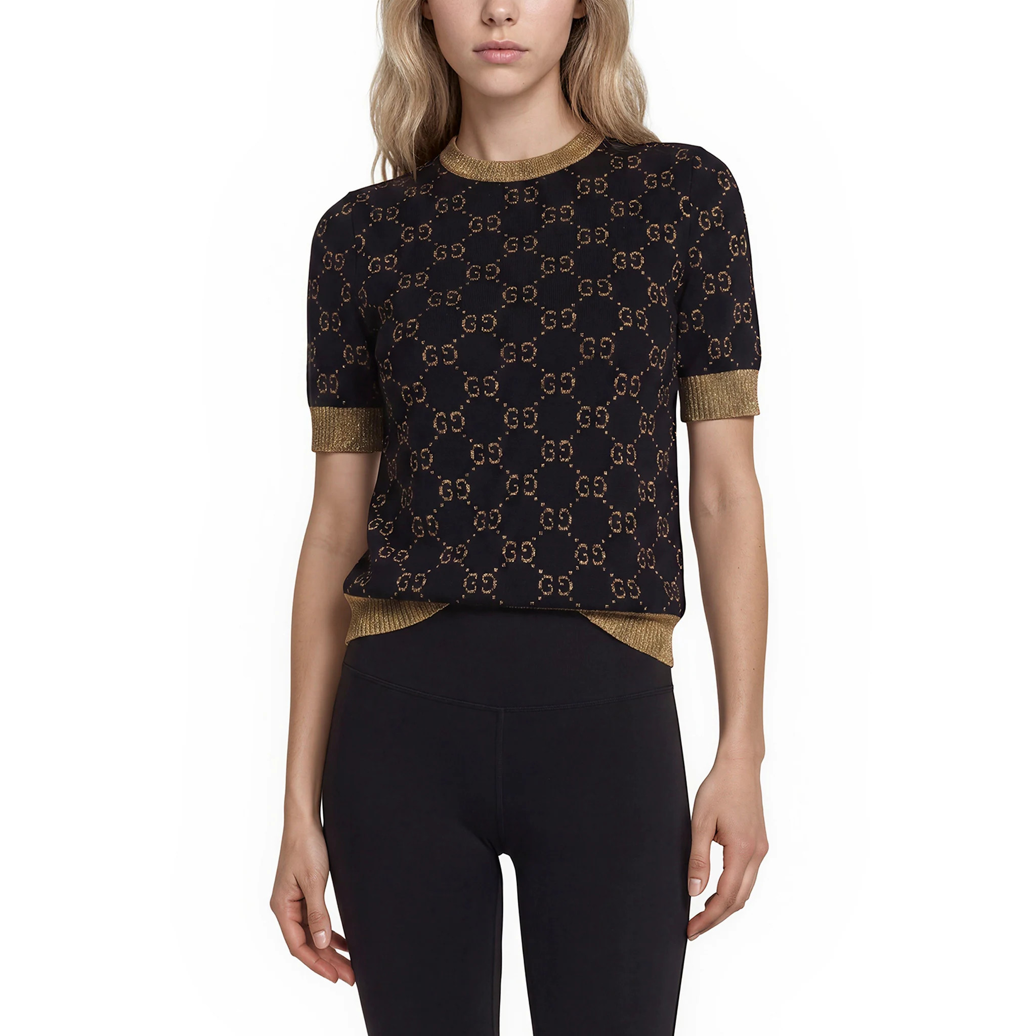 Gucci GG Cotton Lamé Top - XS - Overstock - 44295201 | Overstock