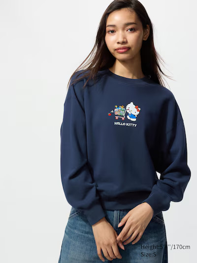 Sanrio characters SweatshirtColor: 69 NAVYSize: WOMEN SXXSXSSMLXLXXLCheck my sizeGet help with
fi... | UNIQLO (US)