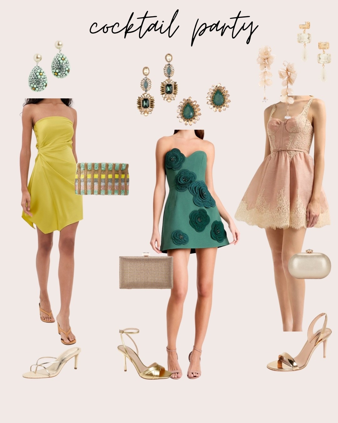 Which would you wear to a cocktail party?  I'm trying to decide between these three options!  All are so pretty it's hard to choose!

#LTKOver40 #LTKPetite #LTKWedding