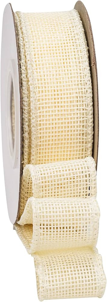 Burlap Wired Ribbon, Ribbon with Wire Edge for Father's Day Decor, Gift Wrapping, Bows, Outdoors ... | Amazon (US)