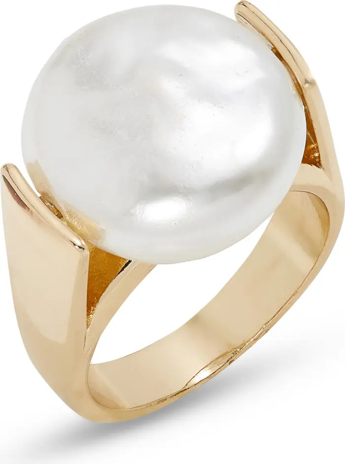 Nordstrom Imitation Pearl Cocktail Ring | Nordstrom | Nordstrom
