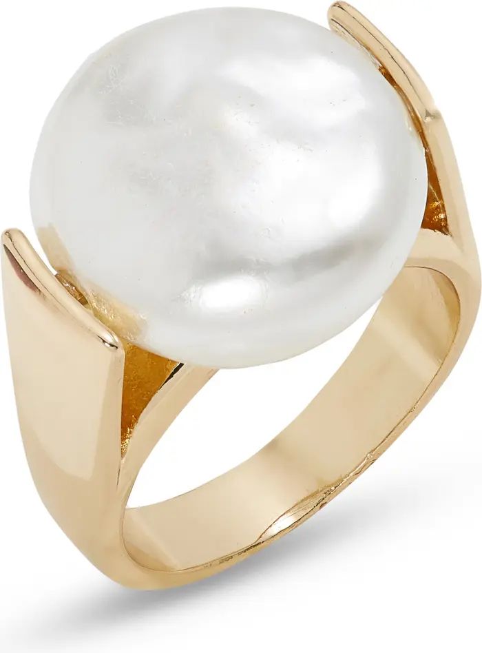 Imitation Pearl Cocktail Ring | Nordstrom