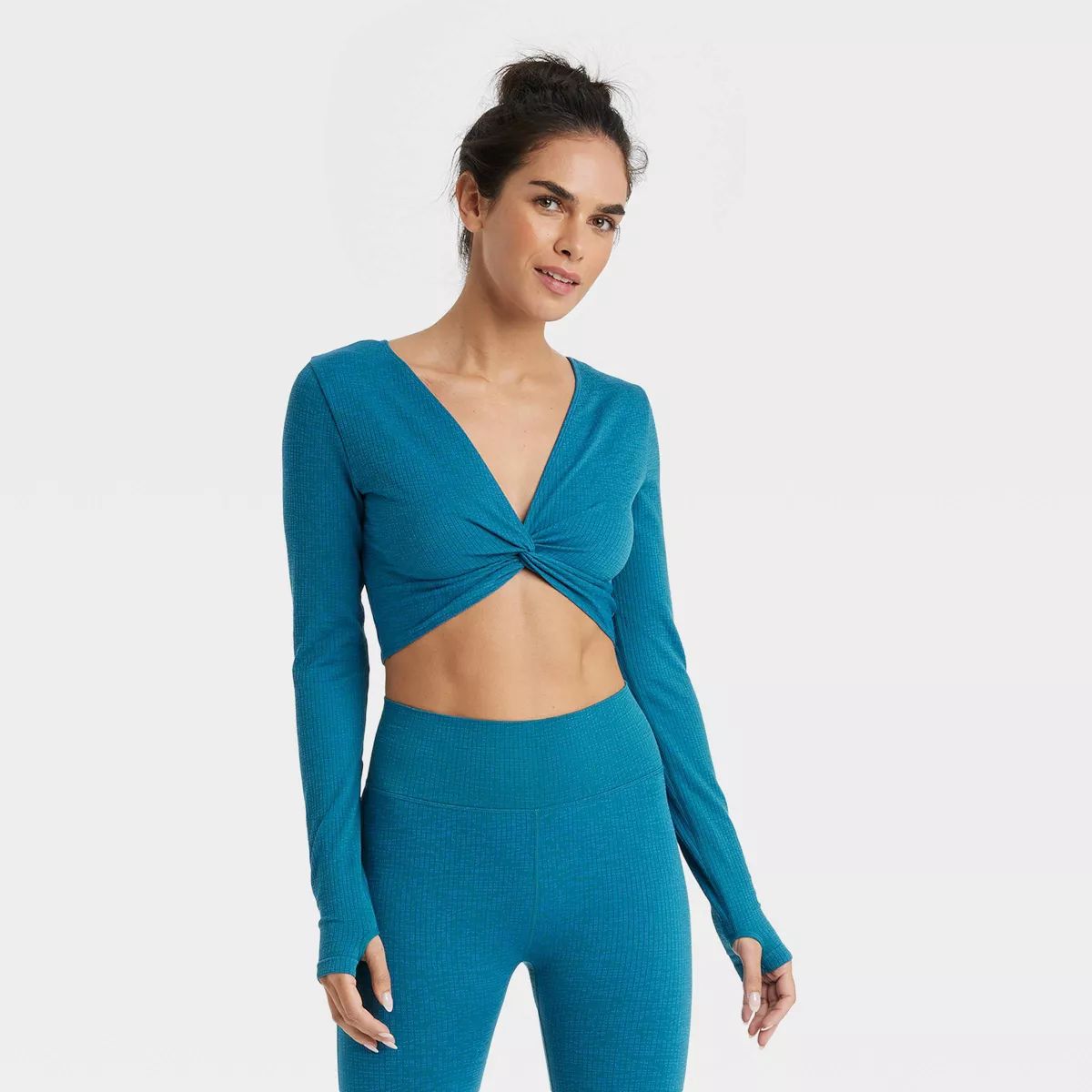 Women's Wear 2 Ways Long Sleeve Crop Top - JoyLab™ | Target