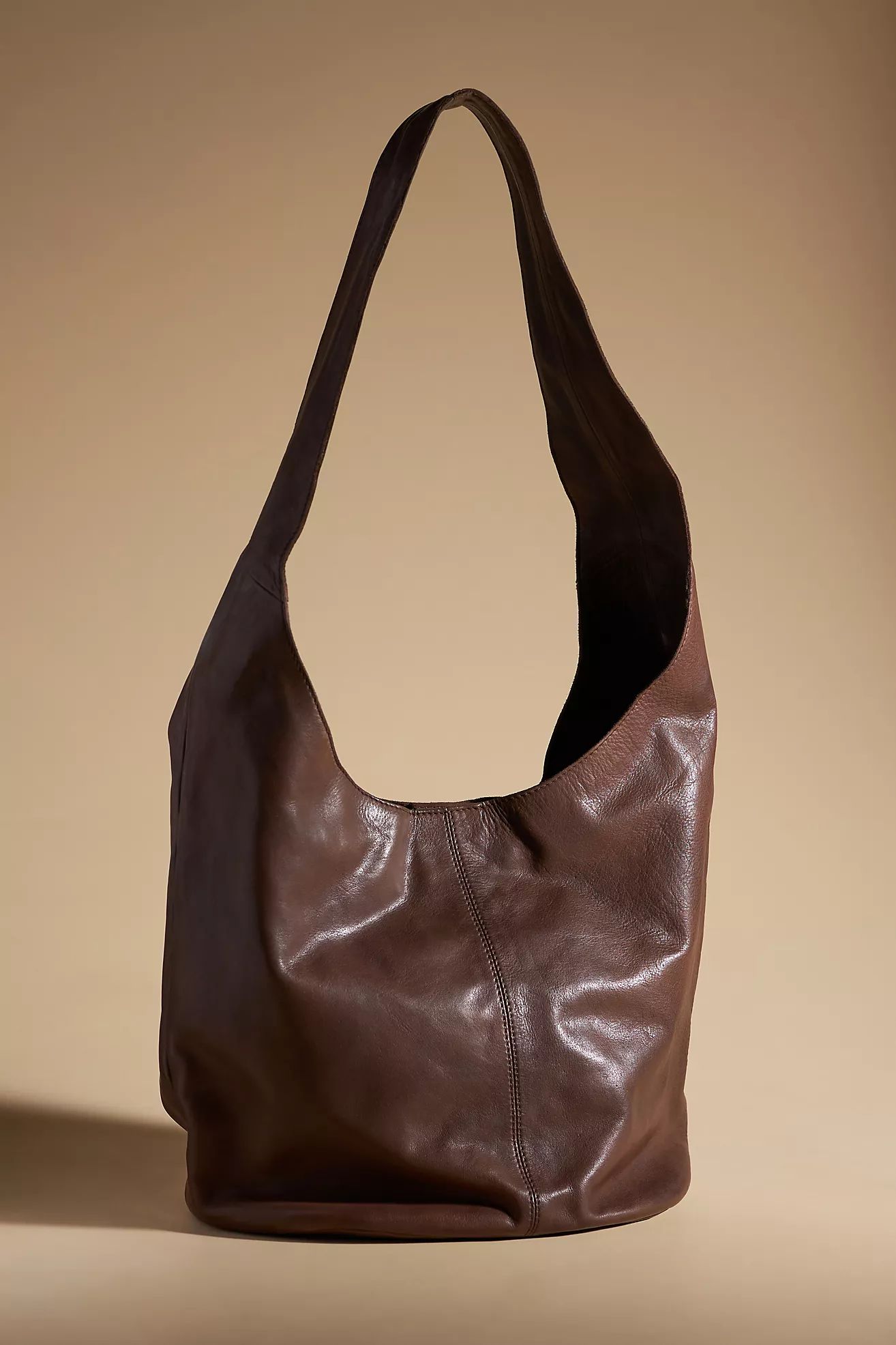 By Anthropologie Extra-Large Slouchy Leather Shoulder Tote | Anthropologie (US)