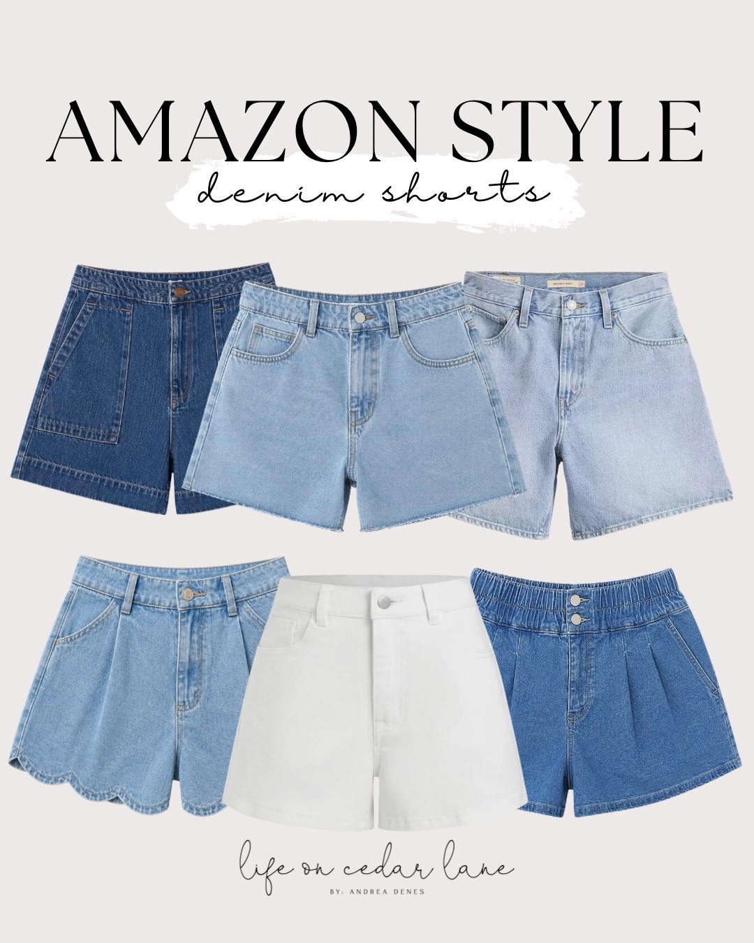 Stylish denim shorts for your summer wardrobe! Check out these Amazon finds. #amazonstyle #summeroutfit

#LTKmomlife