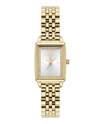 Olivia Burton Women's Quartz Gold-Tone Stainless Steel Bracelet Watch 25.5mm x 20.5mm - Macy's | Macy's