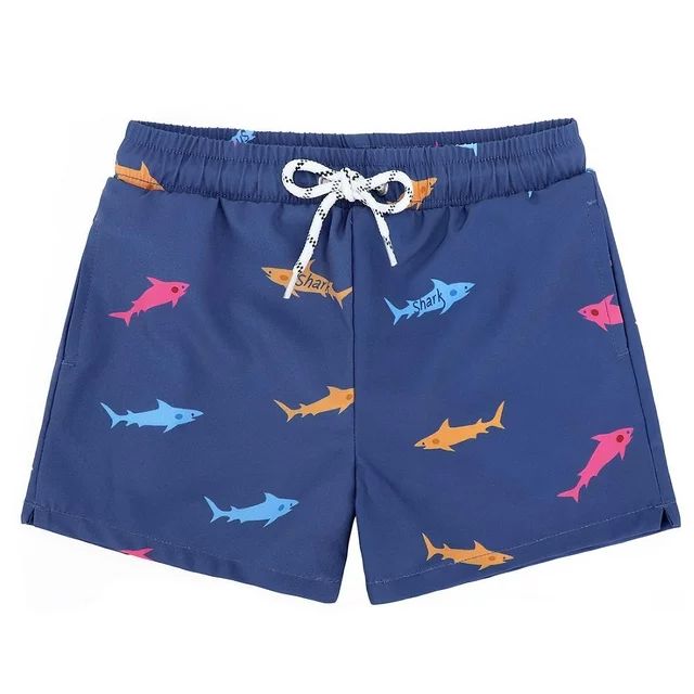 Toddler Boys Swim Trunks Quick Dry Boys Swim Shorts with Mesh Liner Beach Boys Bathing Suit Blue ... | Walmart (US)