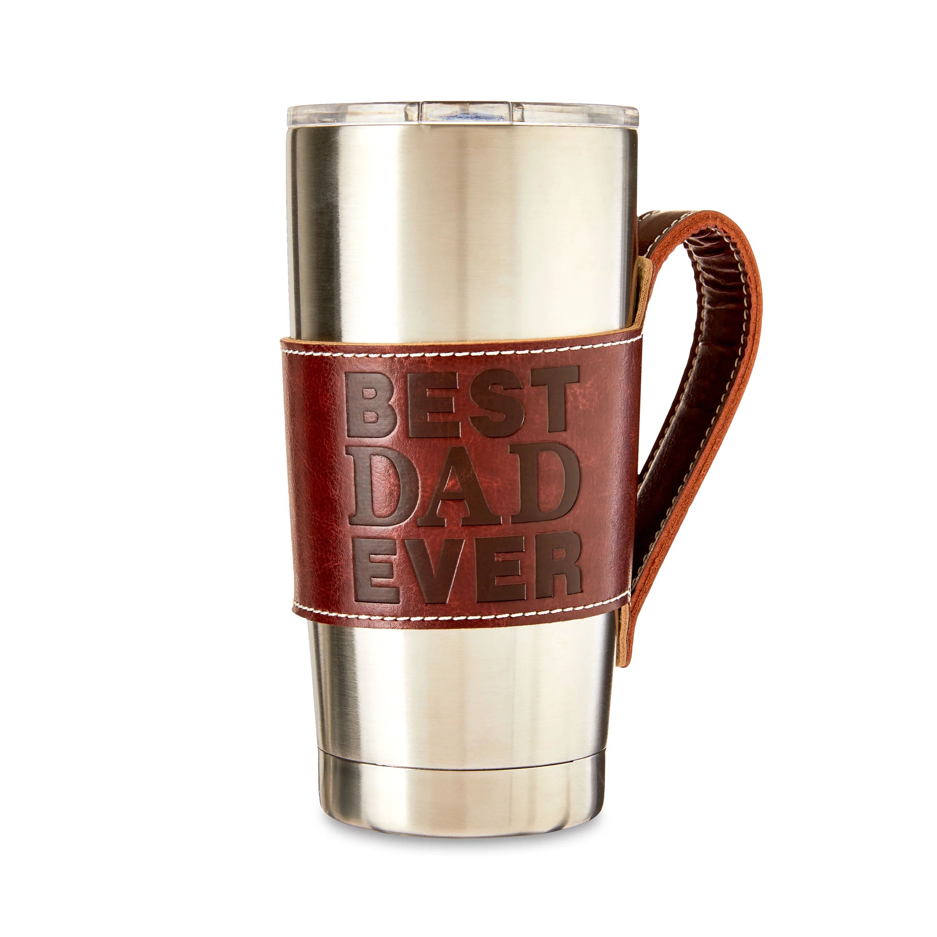 Father's Day Faux Leather Wrap Tumbler, Best Dad Ever - Way to Celebrate | Walmart (US)