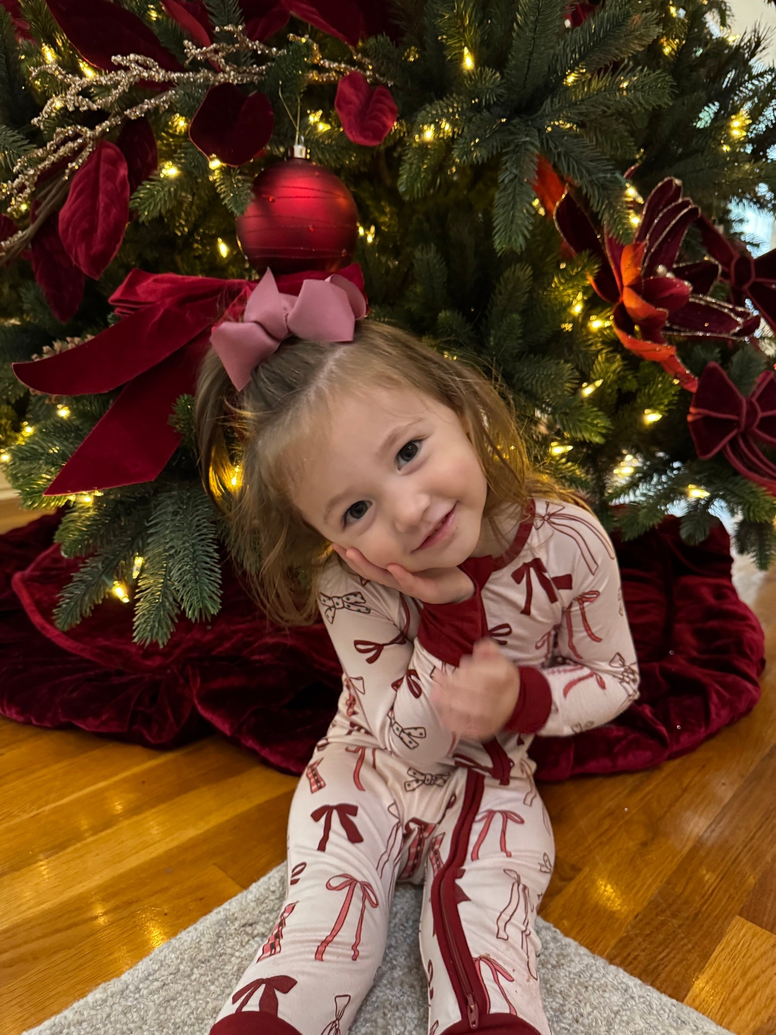 Kids toddler bow Christmas pajamas 

#LTKSaleAlert #LTKSeasonal #LTKKids
