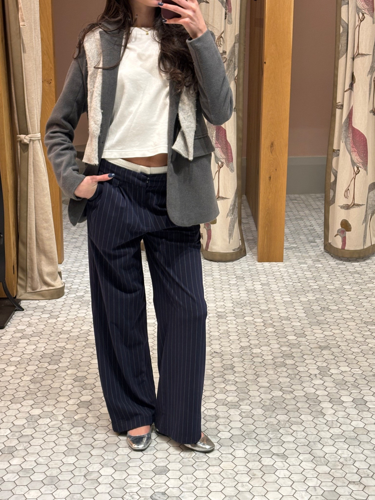 Work outfit of the day! 💙🤍 cashmere layering all season✨

#LTKWorkwear #LTKStyleTip #LTKSeasonal