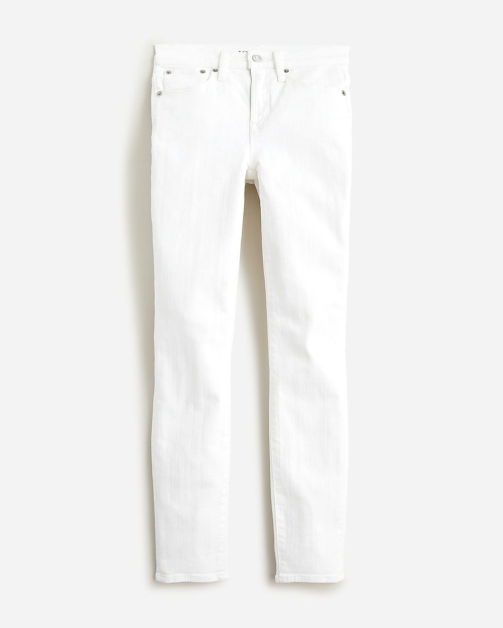 9" toothpick jean in white wash | J.Crew US