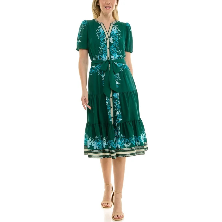 Nanette Nanette Lepore Womens Tie Waist Shirtdress | Walmart (US)