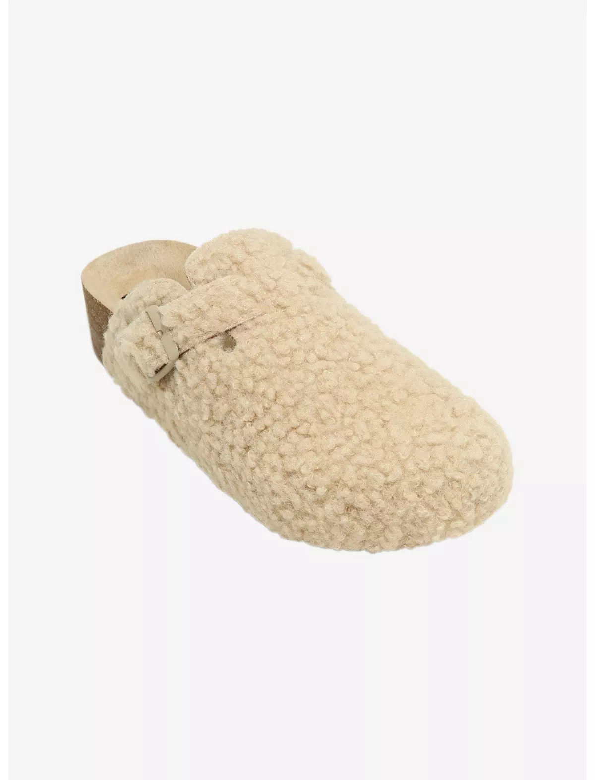 Dirty Laundry Cream Sherpa Clogs | Hot Topic