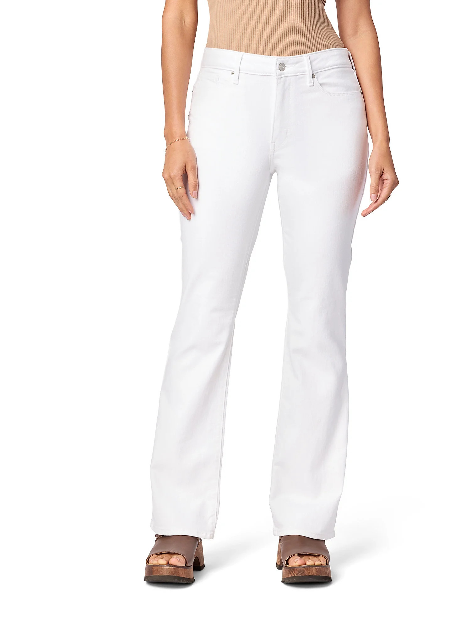 Levi Strauss Signature Women's and Women's Plus Mid Rise Bootcut Jeans, Inseams: Short, Regular, ... | Walmart (US)