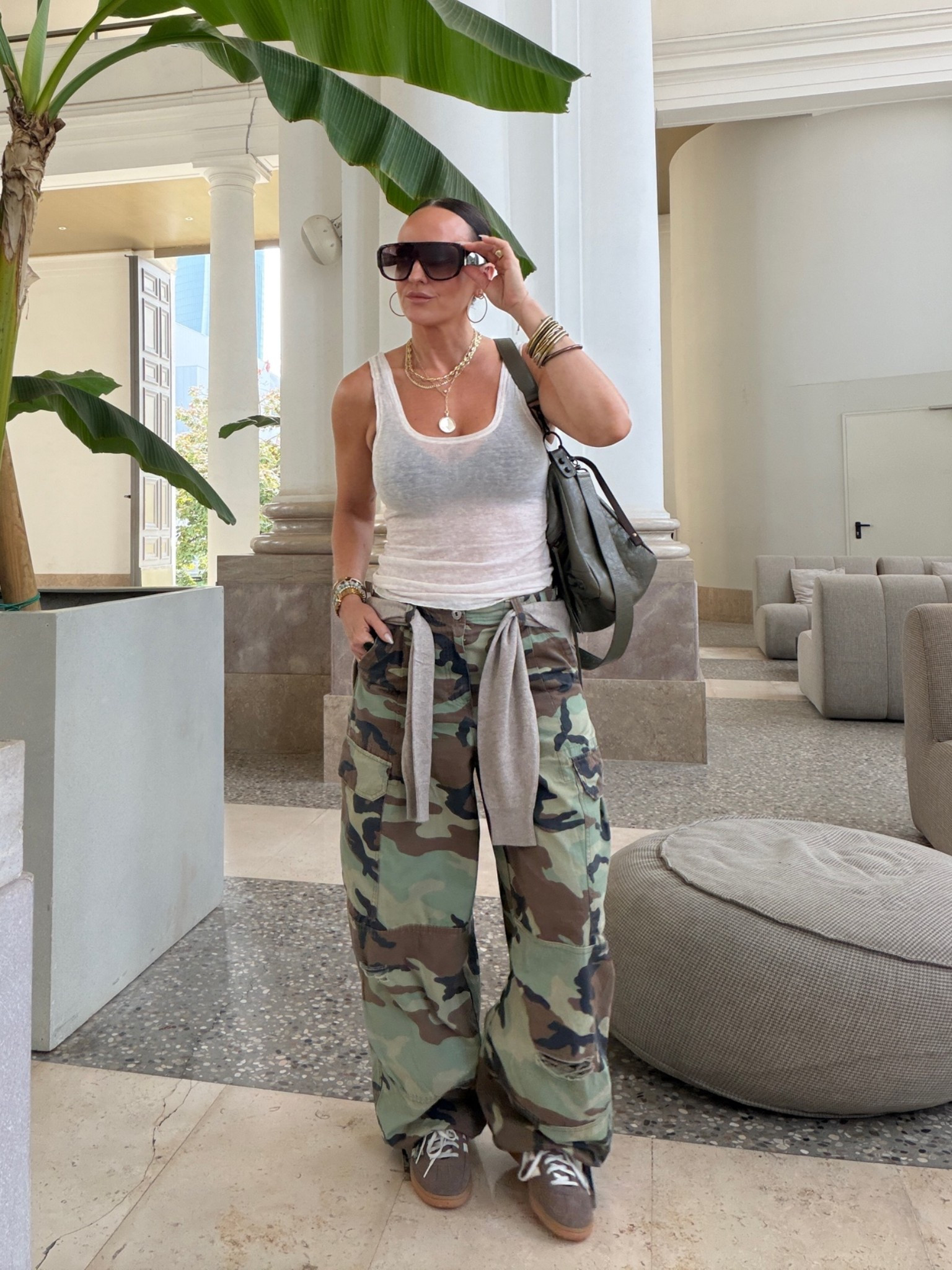 Milan shopping day and loving the new bershka finds had to wear today. Size 4, Xs tank

#LTKootd #LTKOver40 #LTKPetite
