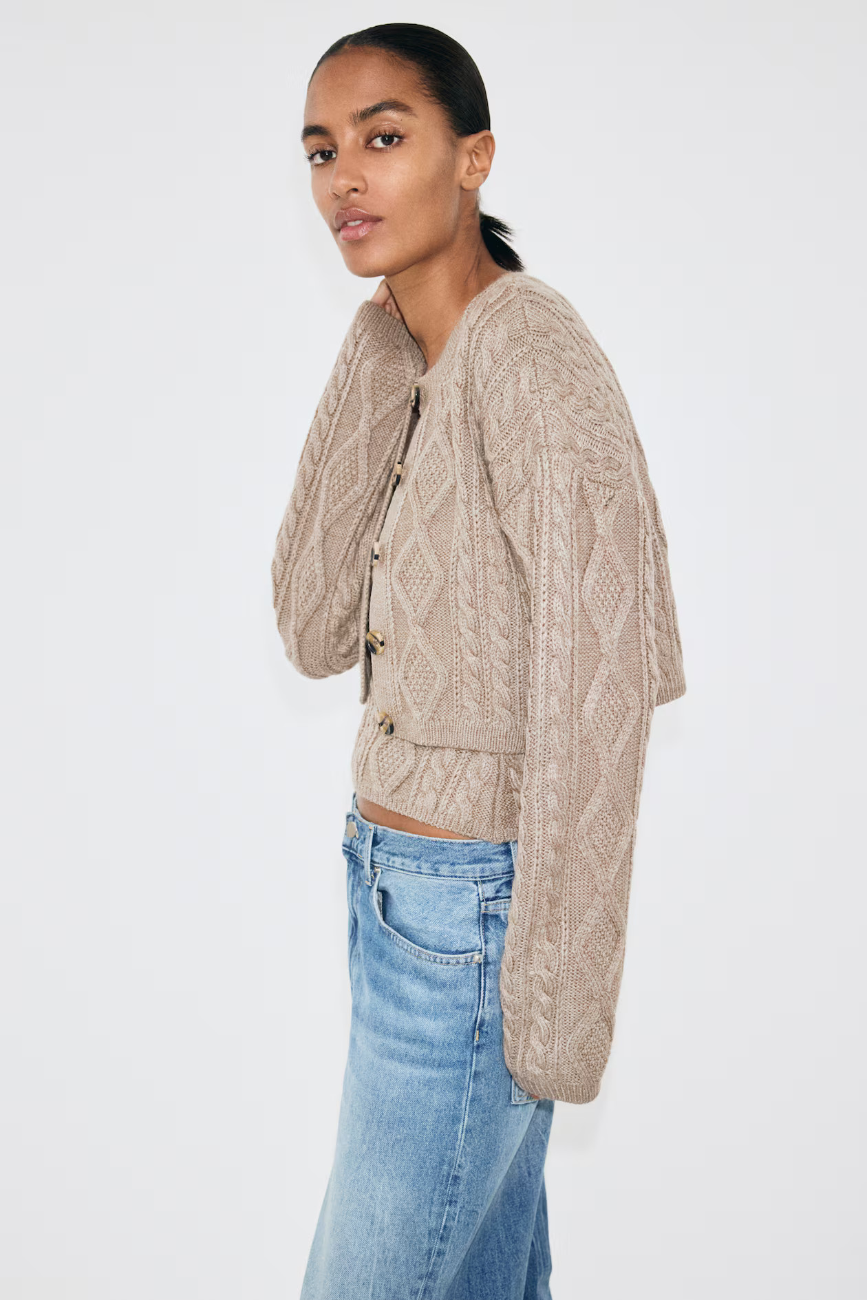 Cardigan in maglia a trecce | H&M (FR, IT, ES, PT, BE)
