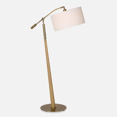 Uttermost Kennett Wooden Floor Lamp, Brown | Target