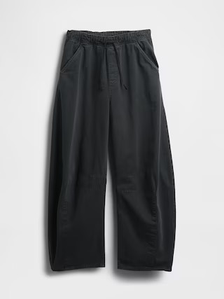 Mid Rise Twill Easy Horseshoe Pants | Gap (US)