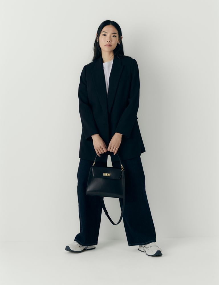 Faux Leather Top Handle Tote Bag | Marks & Spencer (UK)