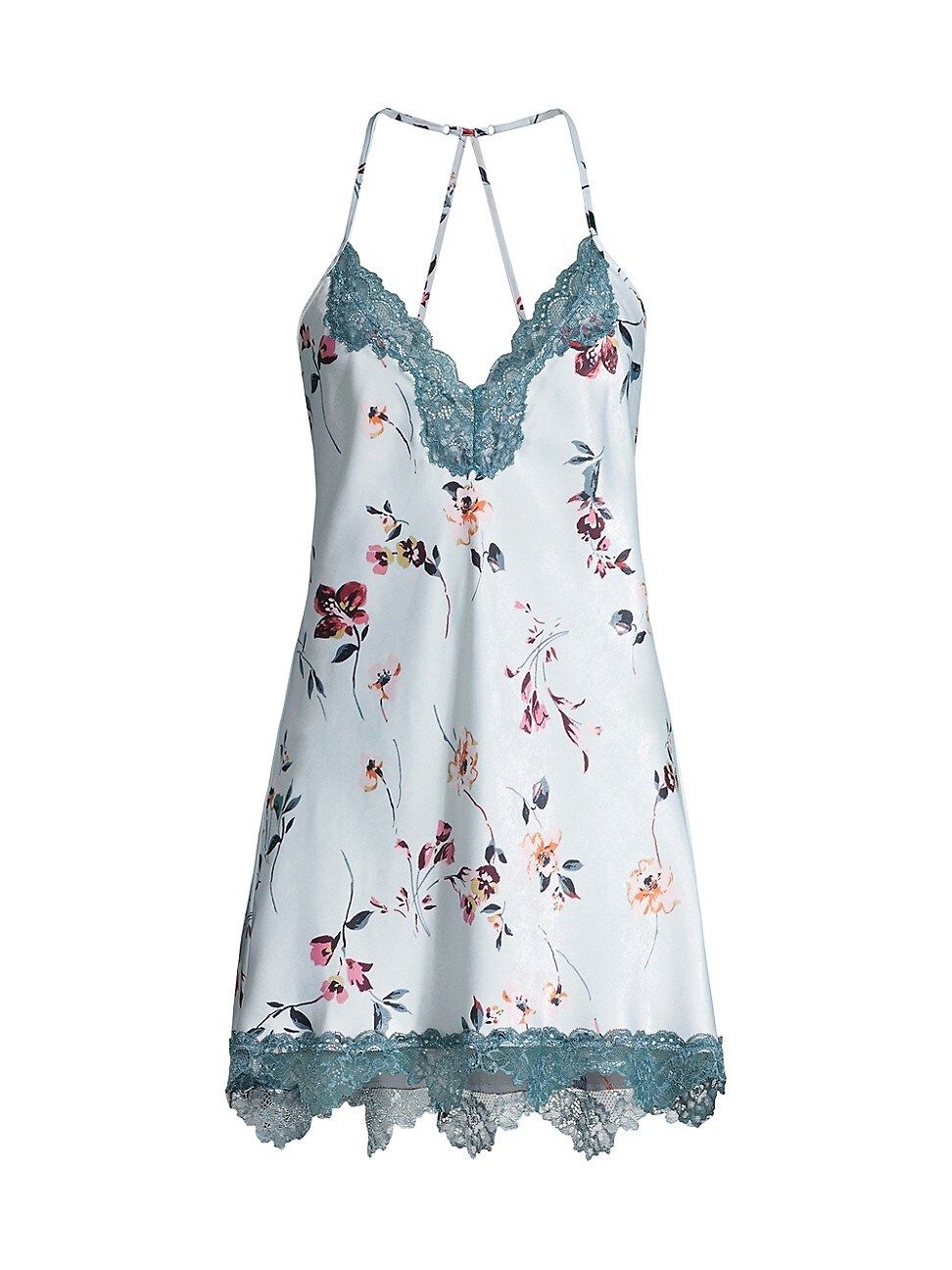 In Bloom Women's Ivy Chemise Lace Night Gown - Blue Sage - Size Small | Saks Fifth Avenue