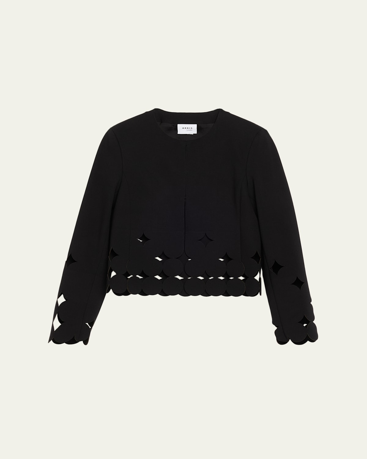 Jersey Dropping Dot Cut-Out Jacket | Bergdorf Goodman