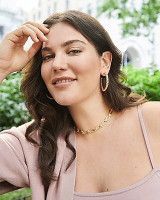 Interlocking Paperclip Chain Necklace | Express