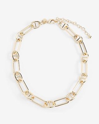 Interlocking Paperclip Chain Necklace | Express