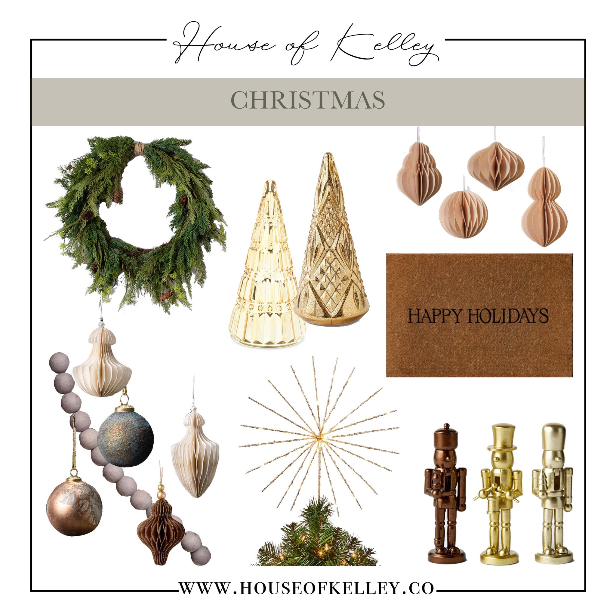 Start grabbing any Christmas decorations you need before things go out of stock that are popular!


Christmas ornaments, christmas tree, Christmas tree topper, target Christmas, crate and barrel Christmas, target wonder shop, Studio McGee, McGee & co Christmas, McGee & co decor, holiday decorations, Christmas decor, Walmart christmas decorations, glass tree, glass Christmas tree, pre-lit tree, handmade ornamants, holiday rug, christmas rug, holiday front porch, christmas door mat, holiday door mat, christmas wreath, front door wreath, Christmas garland, paper ornaments, tree garland, beaded garland, Christmas nutcracker, gold christmas decor

#LTKSale #LTKunder50 #LTKSeasonal