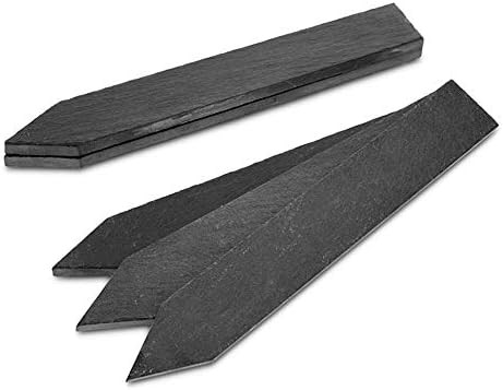 KINGLAKE 10 Pcs Slate Plant Label Markers Garden Labels Tags for Vegetable or Herb 15x2cm … | Amazon (UK)
