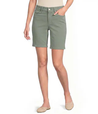 NYDJ Ella Stretch Denim Lift Tuck® Technology High Rise Bermuda Shorts | Dillard's | Dillard's