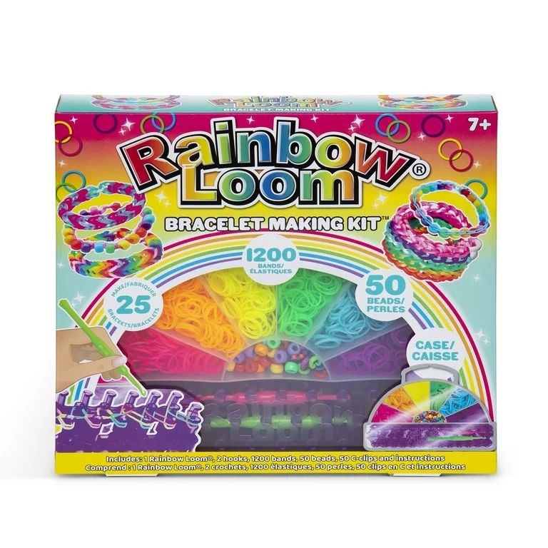 Rainbow Loom Bracelet Making Craft Kit, Ages 7+ | Walmart (US)