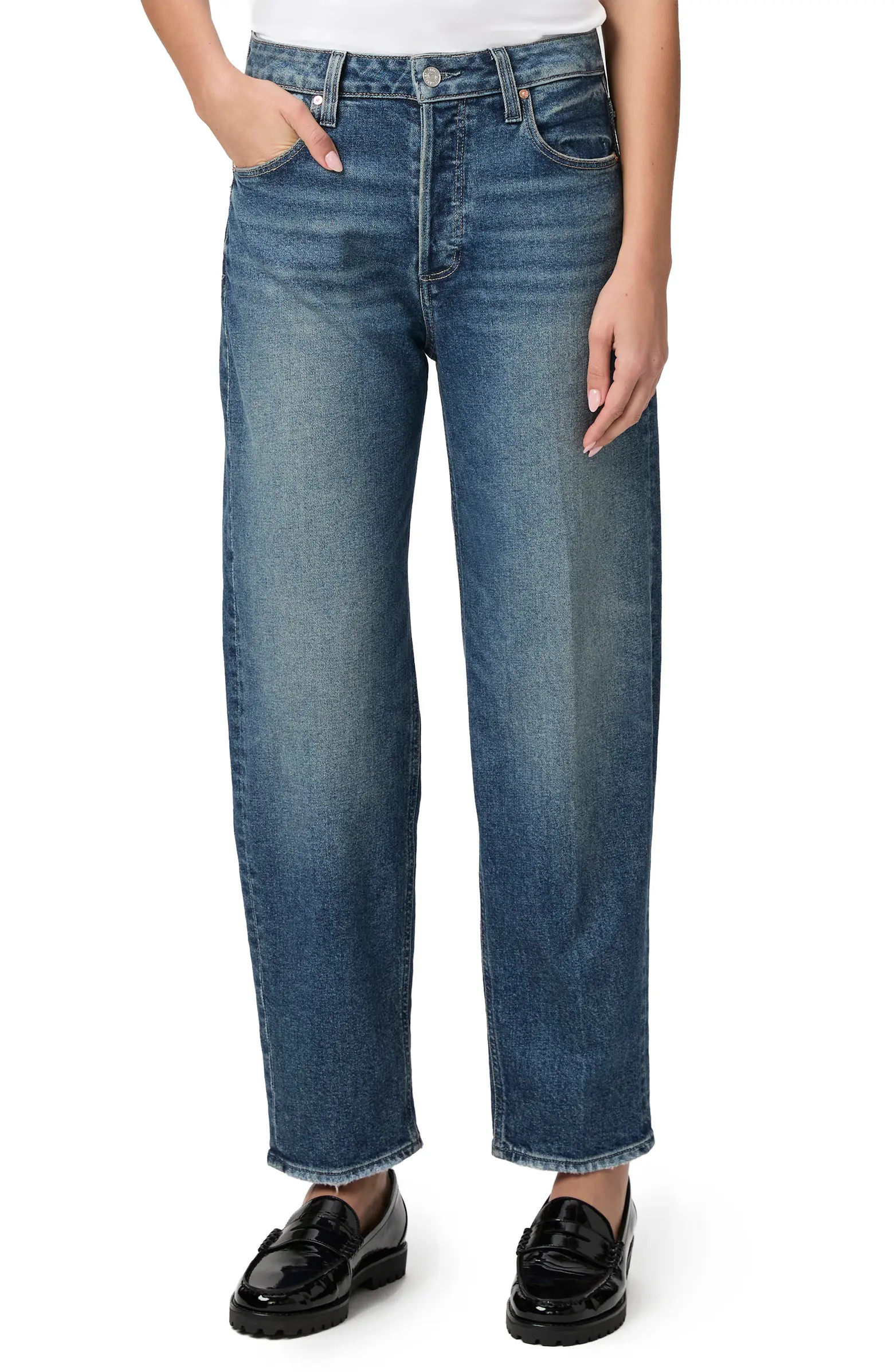 Alexis High Waist Ankle Barrel Jeans | Nordstrom