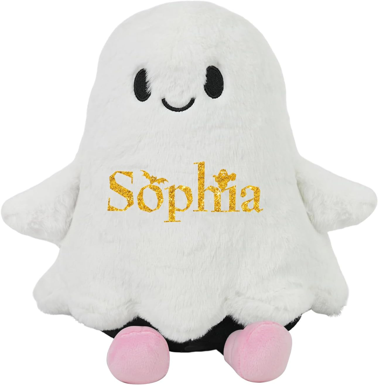 12.8'' Custom Halloween Ghost Stuffed Animal With Name, Personalized Cute Ghost Plush Room Decor, Halloween Gifts Soft Ghosts Decor for Boys Girls Kids Teens Toddlers Adults, Holiday Plush 2025 | Amazon (US)