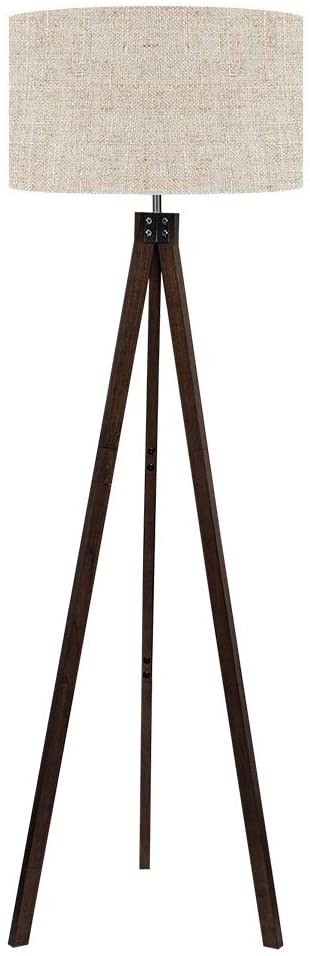 LEPOWER Wood Tripod Floor Lamp, Mid Century Standing Reading Light for Living Room, Bedroom, Stud... | Amazon (US)