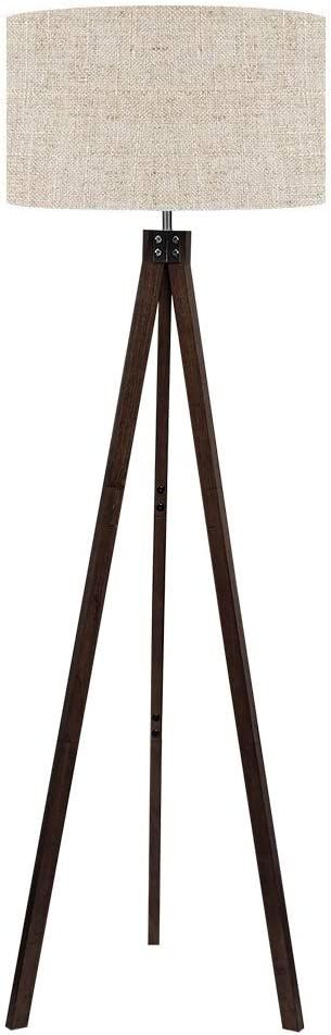 LEPOWER Wood Tripod Floor Lamp, Mid Century Standing Reading Light for Living Room, Bedroom, Stud... | Amazon (US)