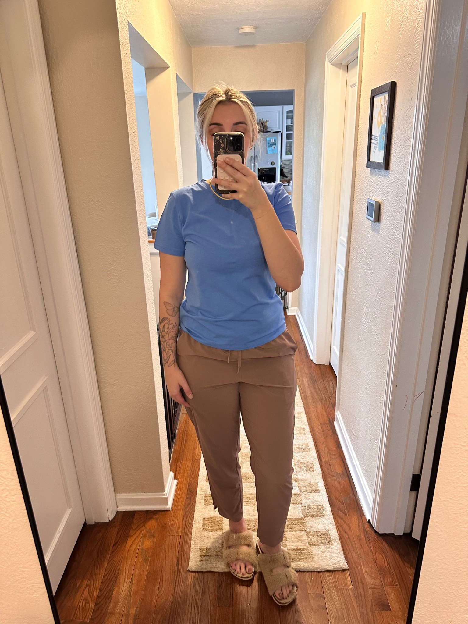 Cute simple mom spring fit. Perfect for on the go or lounging. Pants come in a long option (yay for us tall moms!!) #springoutfit #activewear #simpleoutfit

#LTKMidsize #LTKStyleTip #LTKActive