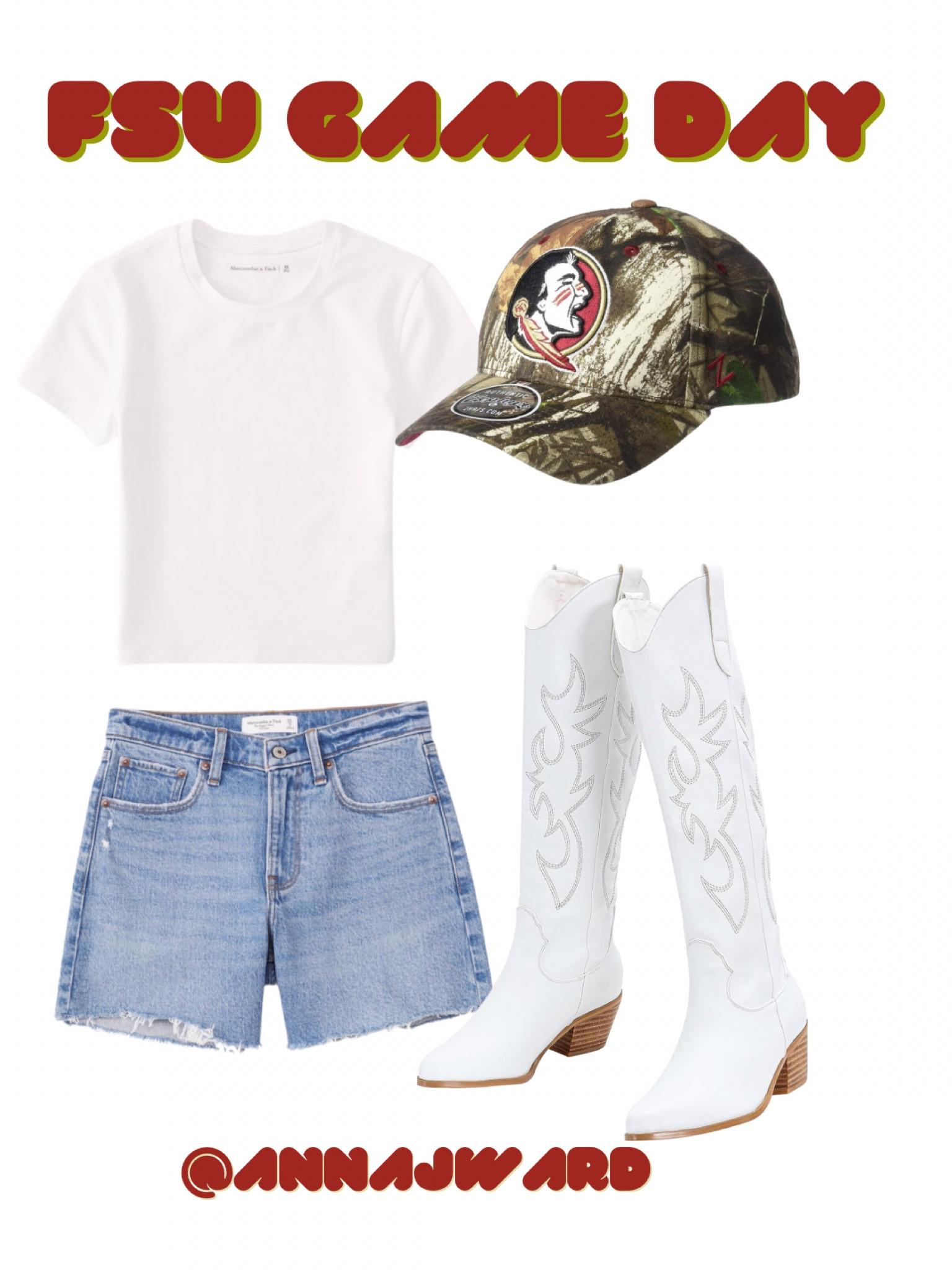 Follow me for more 🏈🖤🍢Florida state Seminole’s. Go Noles. Fear the spear. FSU game day outfit inspo. College game day outfit inspo. Florida state university game day

#LTKunder50 #LTKunder100