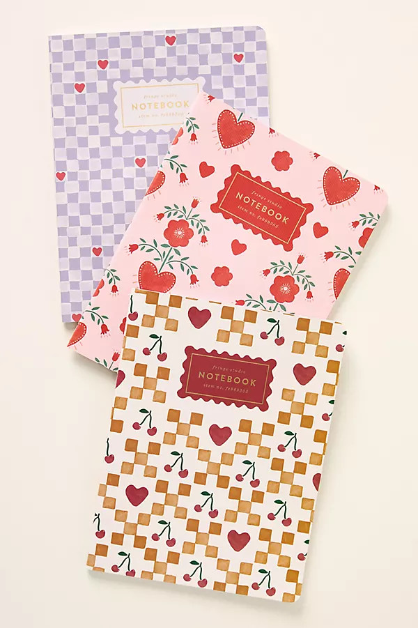 Anthropologie Lovely Pattern Journals, Set of 3 | Anthropologie (US)