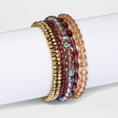 Beaded Stretch Bracelet Set 6pc - A New Day™ | Target