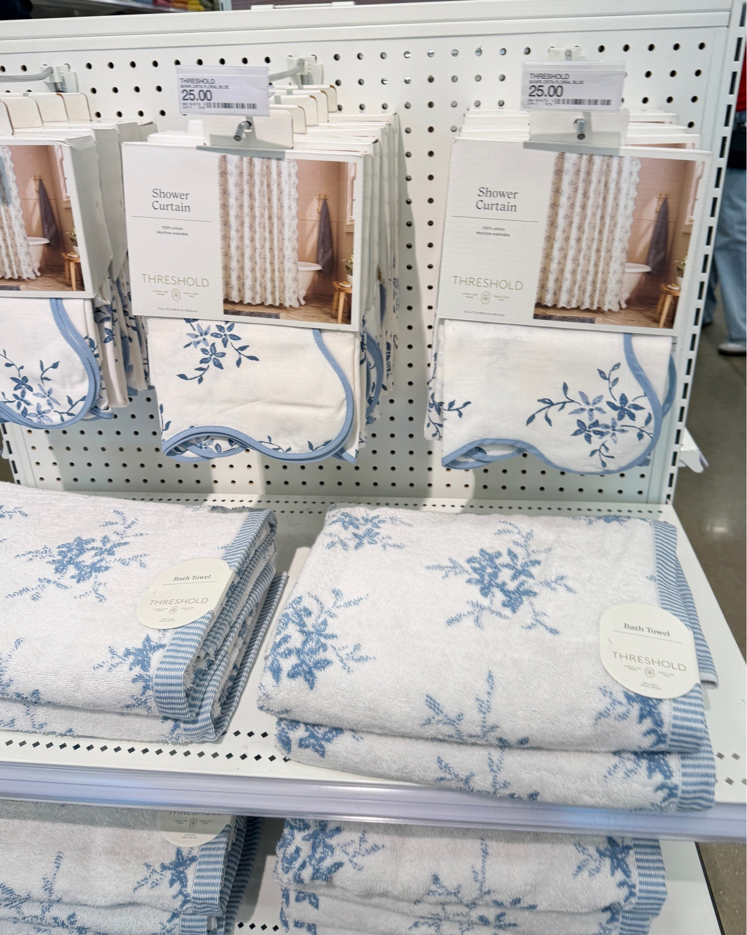 New TARGET scalloped floral shower curtains, towels and bedding! 💙 scalloped comforter floral Towels dorm room  #target