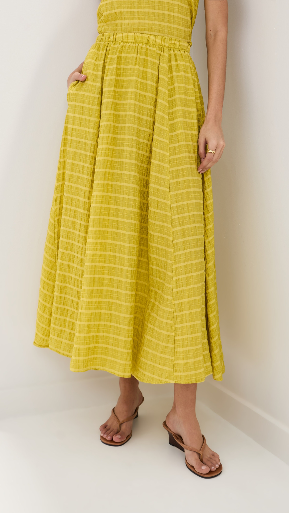 LE BOP Martha Checked Skirt Mary's Rose XL | Shopbop