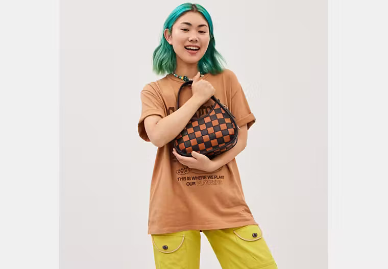 Ergo Bag In Checkerboard Patchwork Upcrafted Leather With Zig Zag Stitch | Coach (US)