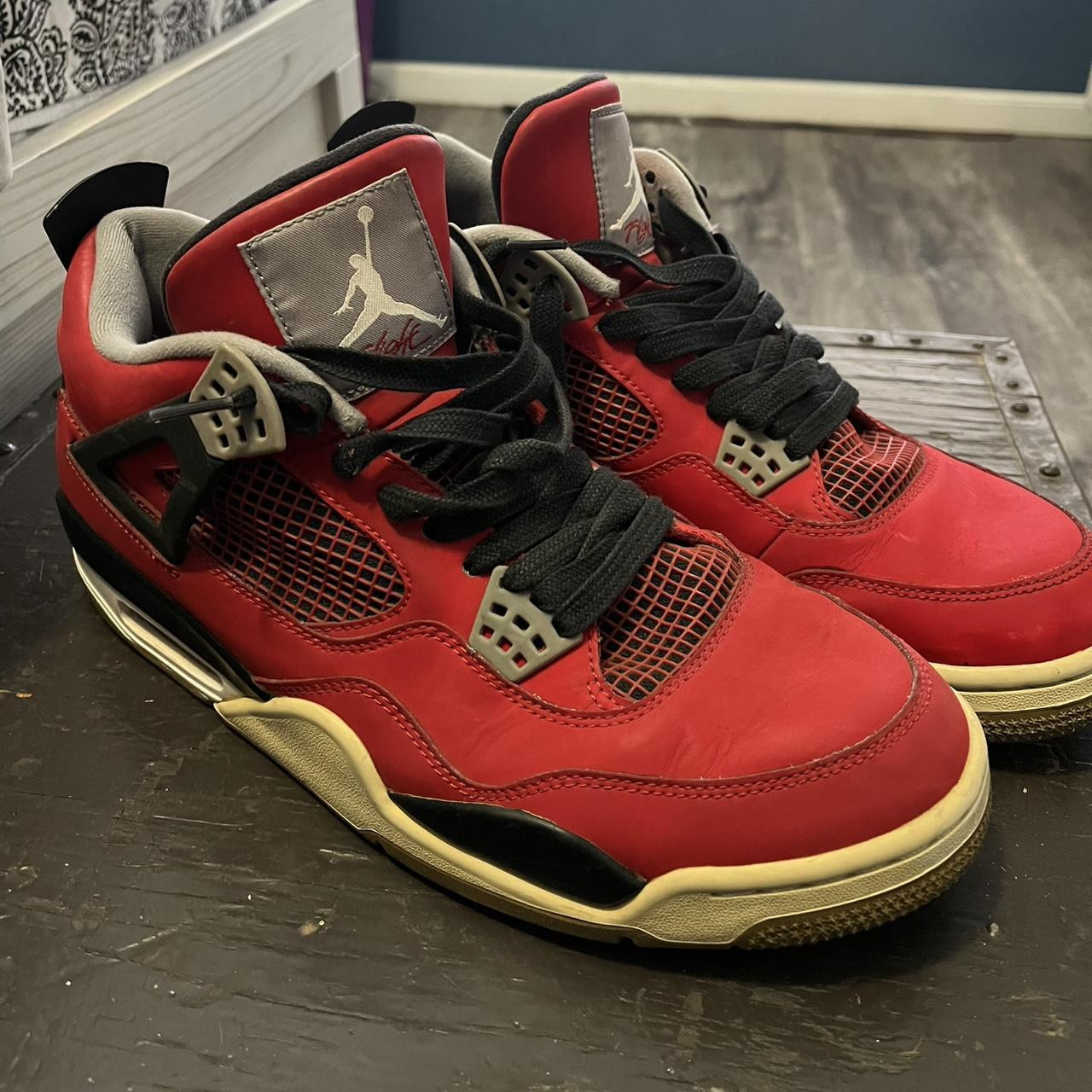 Jordan Men's Sneakers - Red - US 12 | Depop US