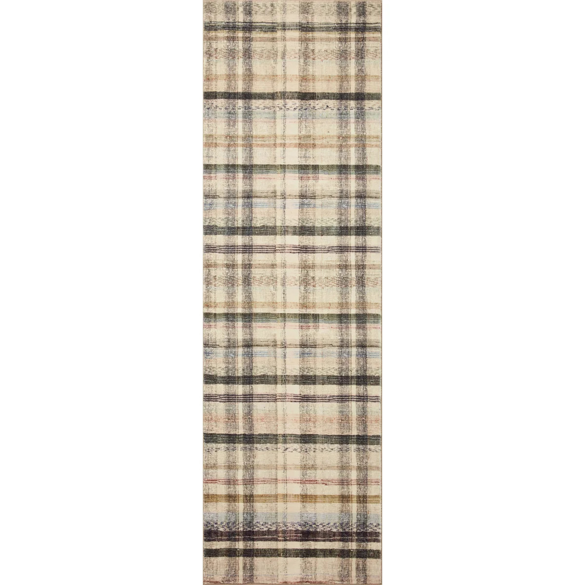 Chris Loves Julia x Loloi Humphrey Collection HUM-02 Ivory/Green/Gray/Black, Contemporary Area Ru... | Birch Lane