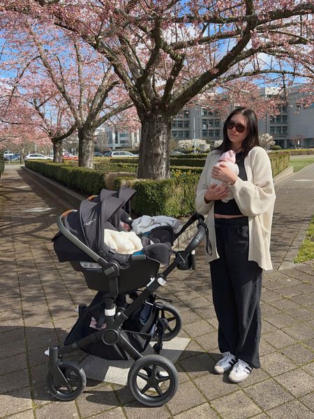 Out & about in a comfortable spring outfit that is postpartum approved !!! 

#LTKbaby