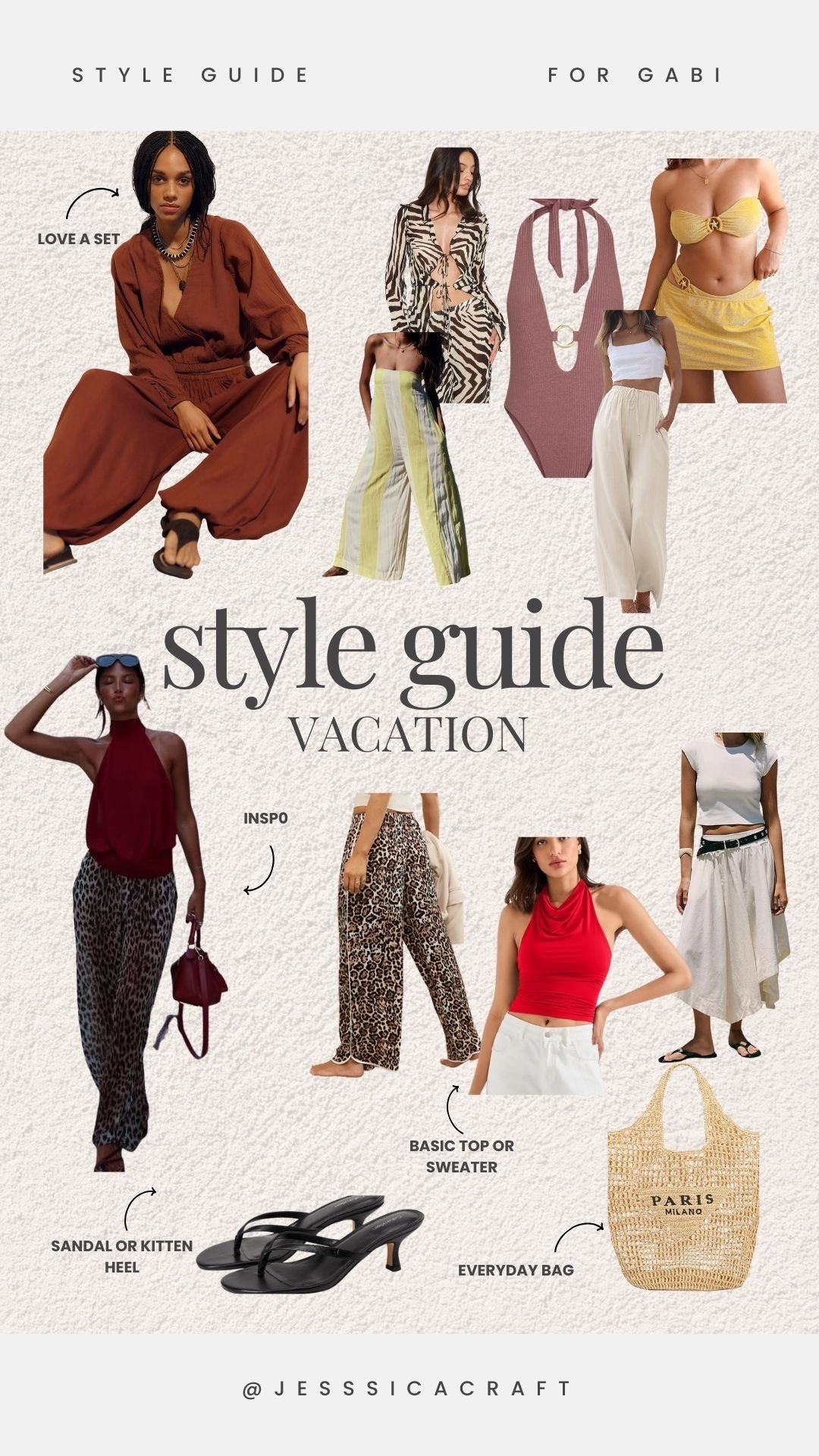 Vacation outfits for Gabi! Making a style guide for my sweet IG friend. Shes 23 and wants some fun outfits 

#LTKootd #LTKMidsize #LTKPlusSize