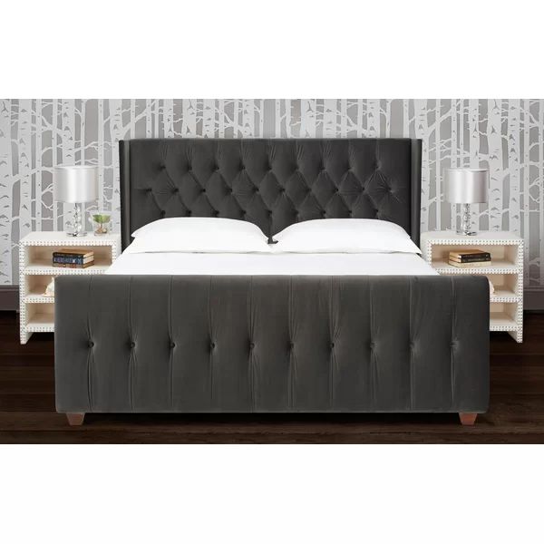 Brie Tufted Upholstered Low Profile Standard Bed | Wayfair North America